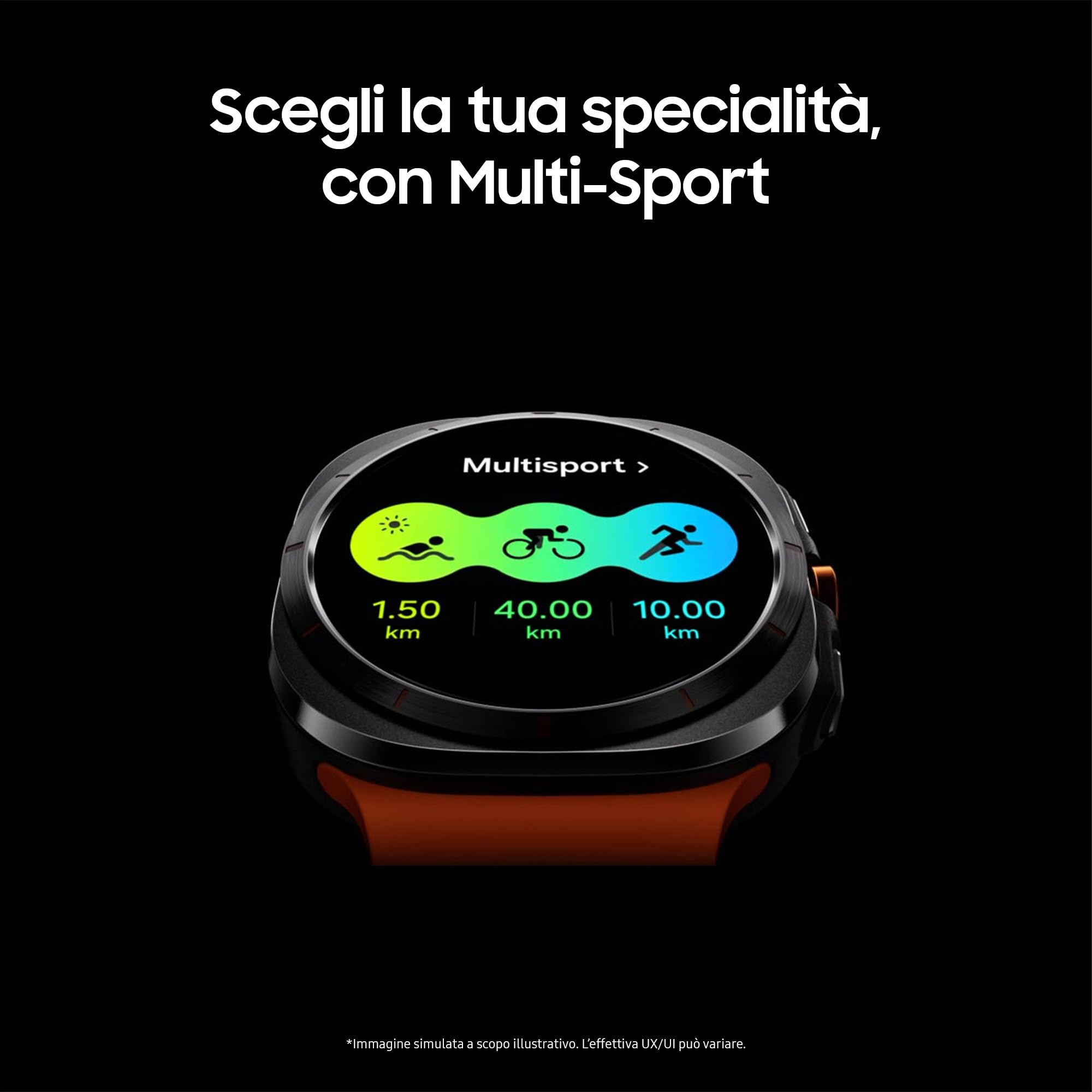 Samsung Galaxy Watch Ultra 2025 (Titanium Silver, LTE, 47mm) Smartwatch Galaxy AI, Design Resistente agli Urti, Batteria a Lunga Durata, Cassa in Titanio di Grado Aerospaziale [Versione Italiana]