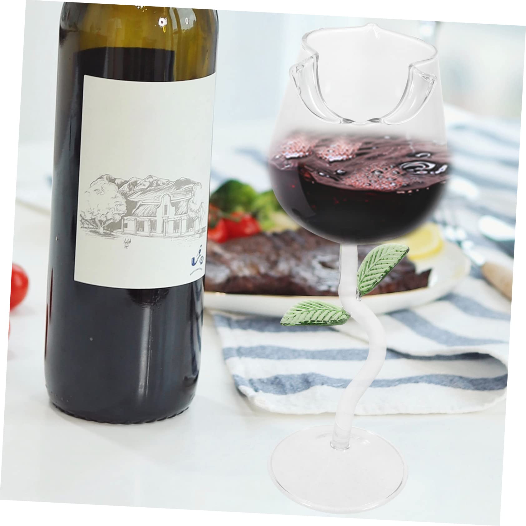 MAGICLULU 4 Stück Weinglas Lauter Becher Martini Sherry-gläser Whisky-gläser Weingläser Ohne Stiel Cocktailgläser Gießen Whiskey Farbige Weingläser Bechergläser Biergläser Trinken Kette