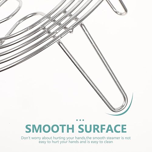 Miniatura 6 de Cabilock Estante de vapor de acero inoxidable 6.3 pulgadas Salvamanteles de cocina elevado multifuncional 304 soporte de acero para olla a presión,