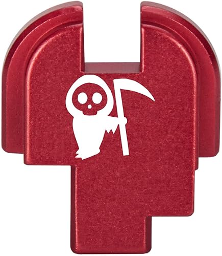 NDZ Performance Placa de cubierta trasera para Springfield Hellcat & Hellcat Pro de 0.354 in de aluminio anodizado grabado con láser, fabricada en