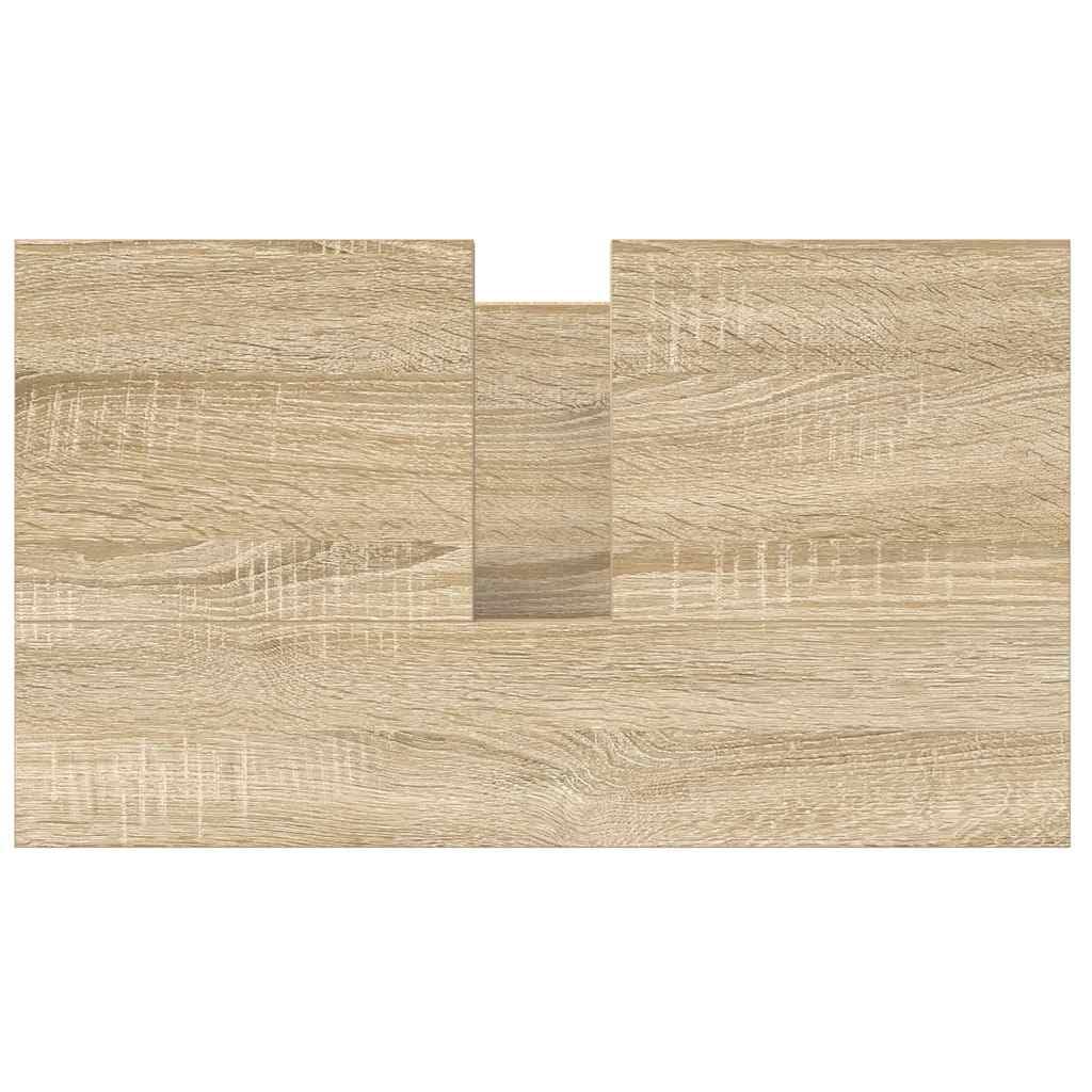 vidaXL Mueble De Baño Con Lavabo Y Cajones En Color Roble Sonoma 60 X 34,5 X 60 Cm