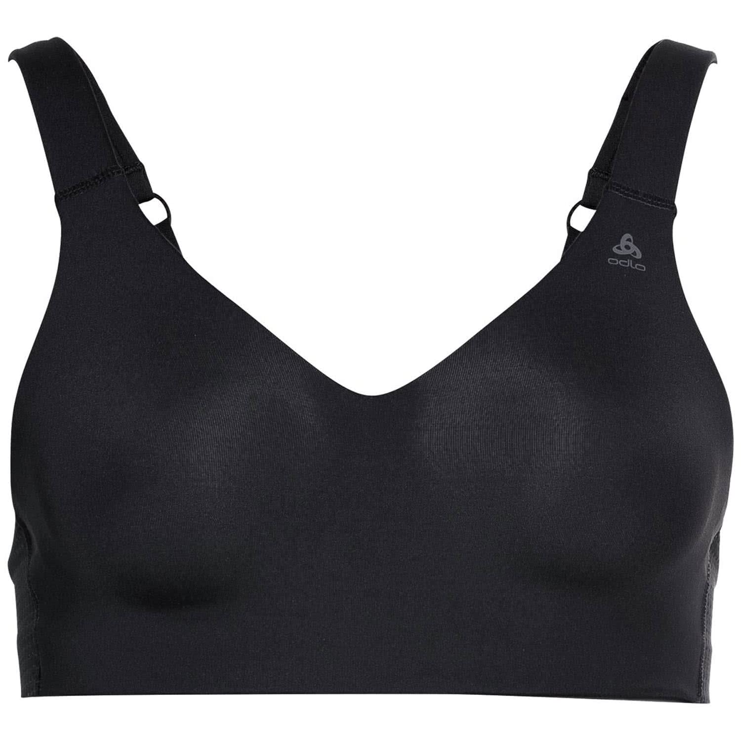 ODLO Women's Everyday High Sports Bra, Black, 90