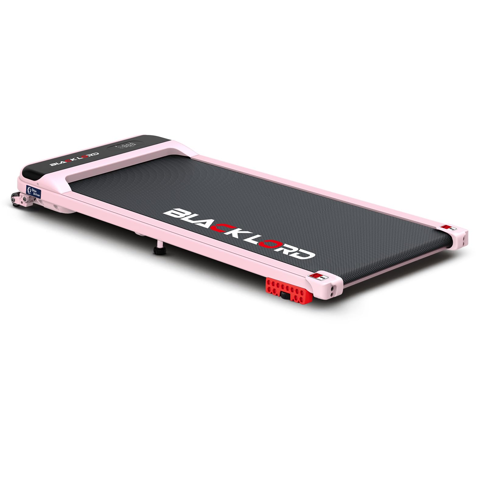 BLACK LORD Walking Pad 3.2HP, tapis roulant per casa, tapis roulant sotto scrivania con display a LED, altoparlante Bluetooth e controllo wireless, macchina da corsa con inclinazione a 2 livelli, 1-10