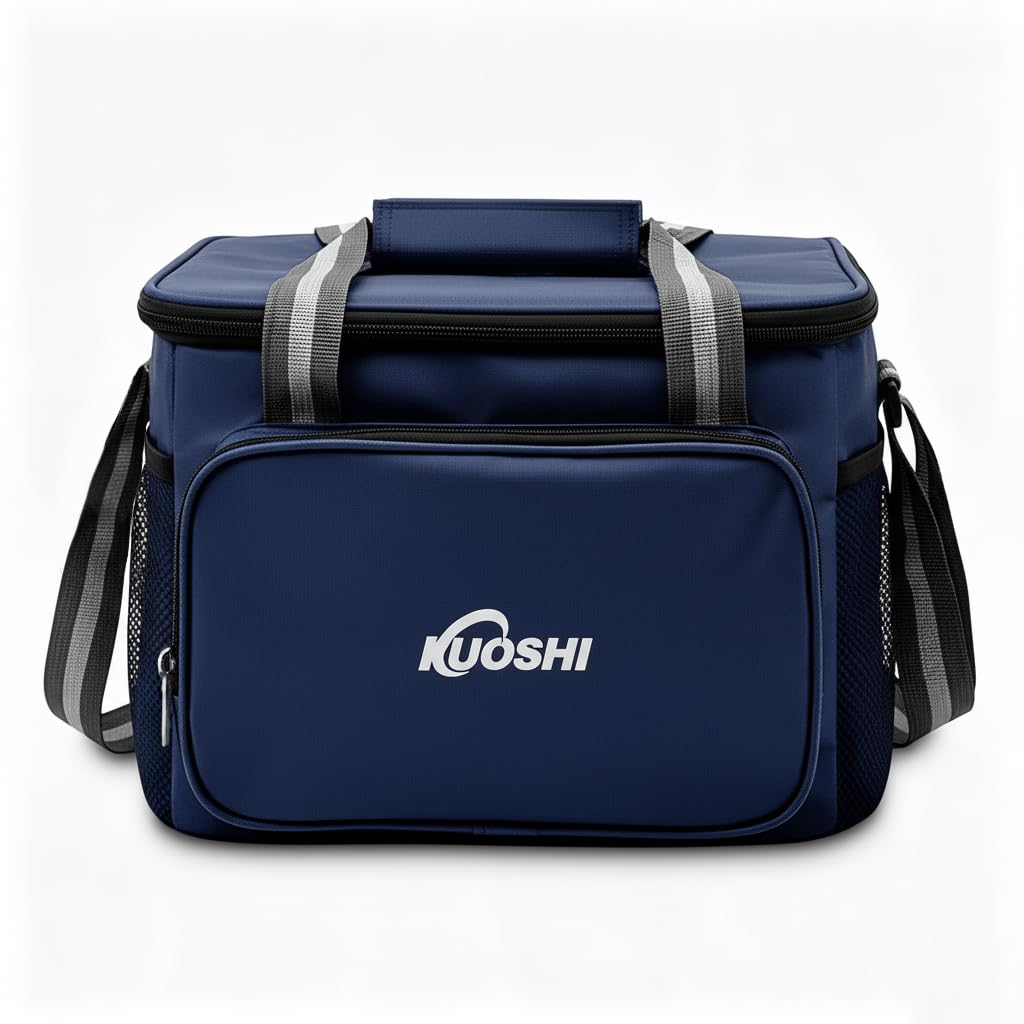 KUOSHI 14L Insulated Lunch Bag for Men/Women Leak-Proof Cooler Bag Liner & Soft Tote, Insulated Cooler Bag, Large Reusable Lunch Box for Work, Beach,