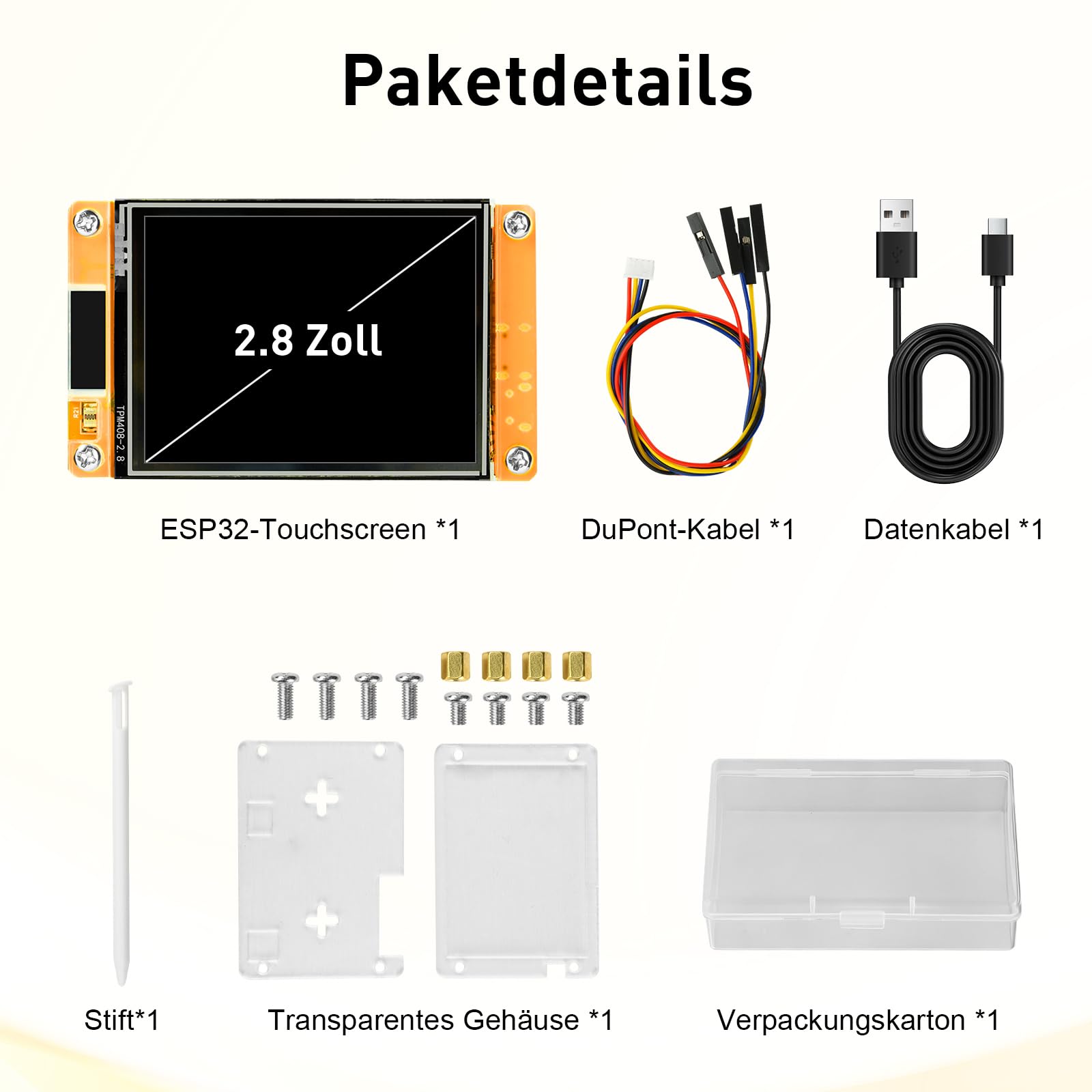 NerdMiner V2 Miner Bitcoin Miner 1060 KH/s, z 2,8-calowym wyświetlaczem ESP32 OLED, Bitcoin Miner BTC Miner Solo Loteria Miner do obliczania współczynnika skrótu, chip ESP32-DROOM