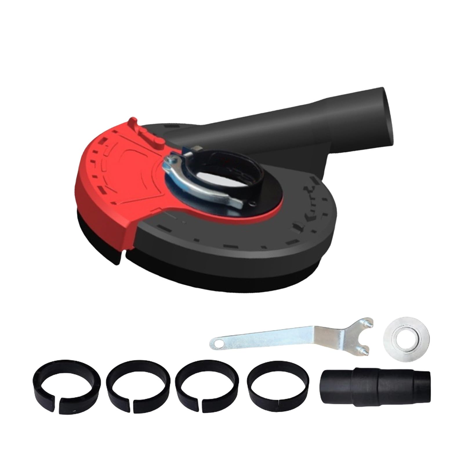 YHAILI Long Lasting Reduction Shrouds with Brush Rings Seal Suitable for Angles Grinders Efficient Clean Work Area