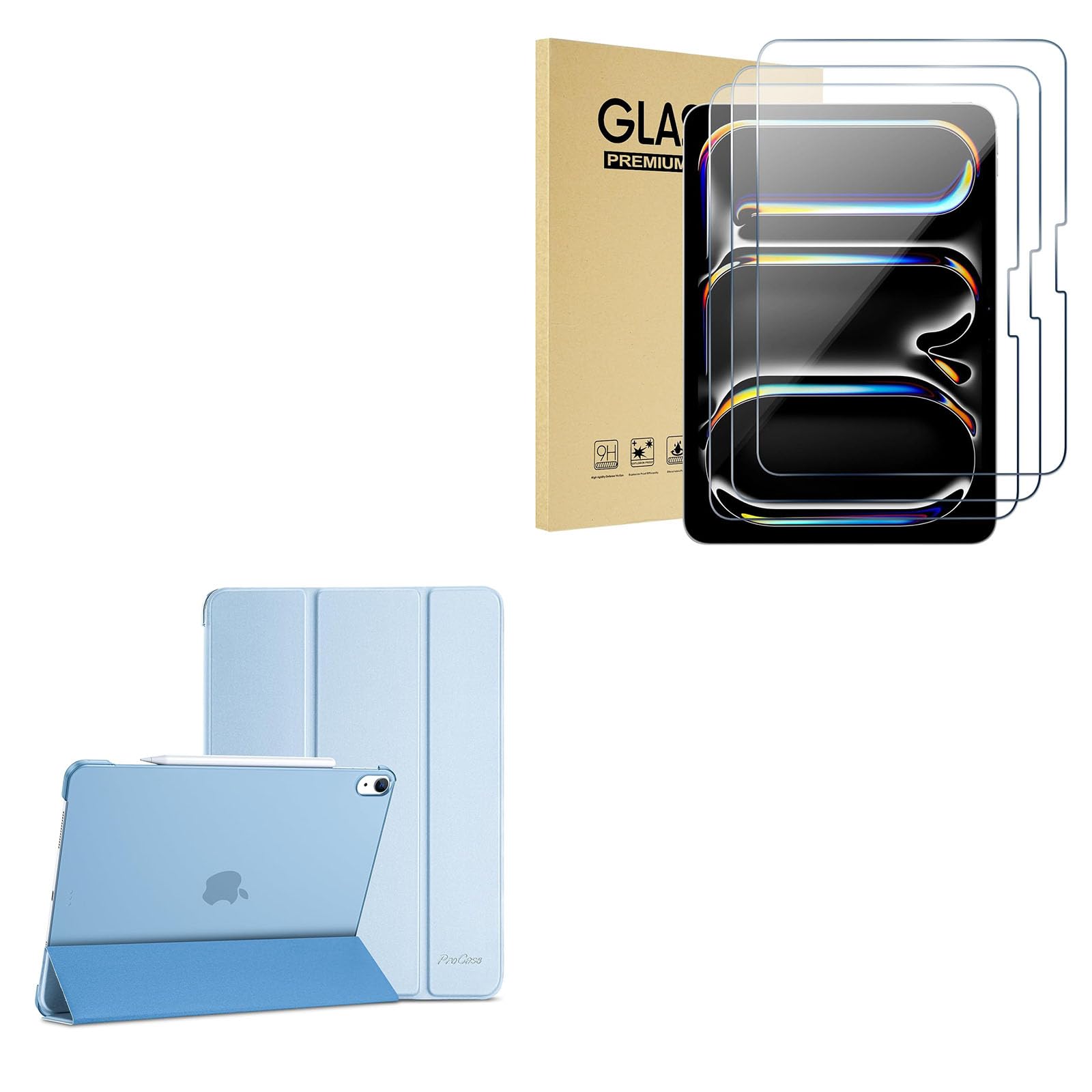 Amazon.com: ProCase for iPad Air 13 Inch Case 2024 M2(Blue) Bundle