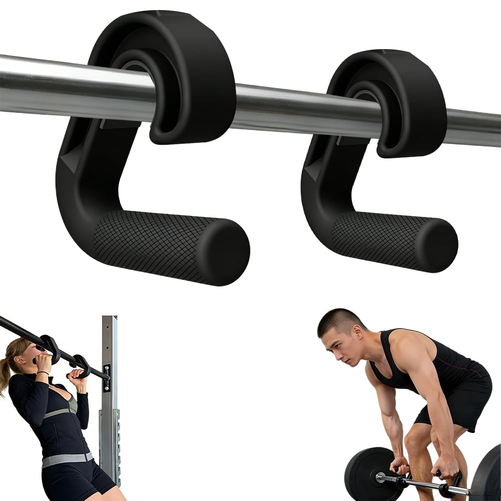 2 sztuki uchwytów do wyciągów kablowych, Double D Fitness uchwyty, hak 90 stopni, uchwyt do podciągania, treningu pleców, długich hantli