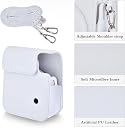 for Fujifilm Instax Mini 11 & Mini 12 Instant Camera Premium Carry Bag with Magnet & Bunting (White) gallery image