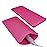 2PCS Silicone Heat Resistant Mat Pouch for Hair Straightener, Curling Iron, Flat Iron and Hot Hair Tools Pink