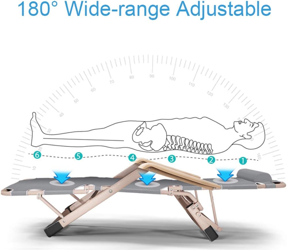 Patio Lounge Recliners Sun Lounger Reclining Chair Zero Gravity Relaxing Outdoors Patio Foldable Deck Chairs with Removable Adjustable Headrest - Gray