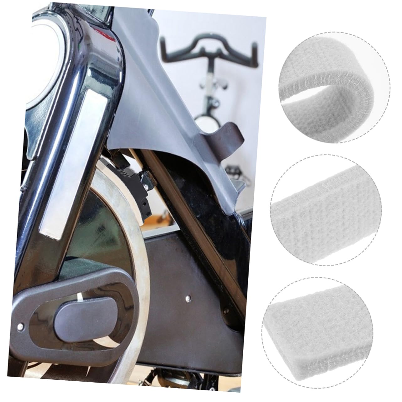 BESTonZON 6pièces Disques de Frein pour Vélo Appartement Plaquettes de Frein Compatibles avec Équipements de Fitness Accessoires de Rechange