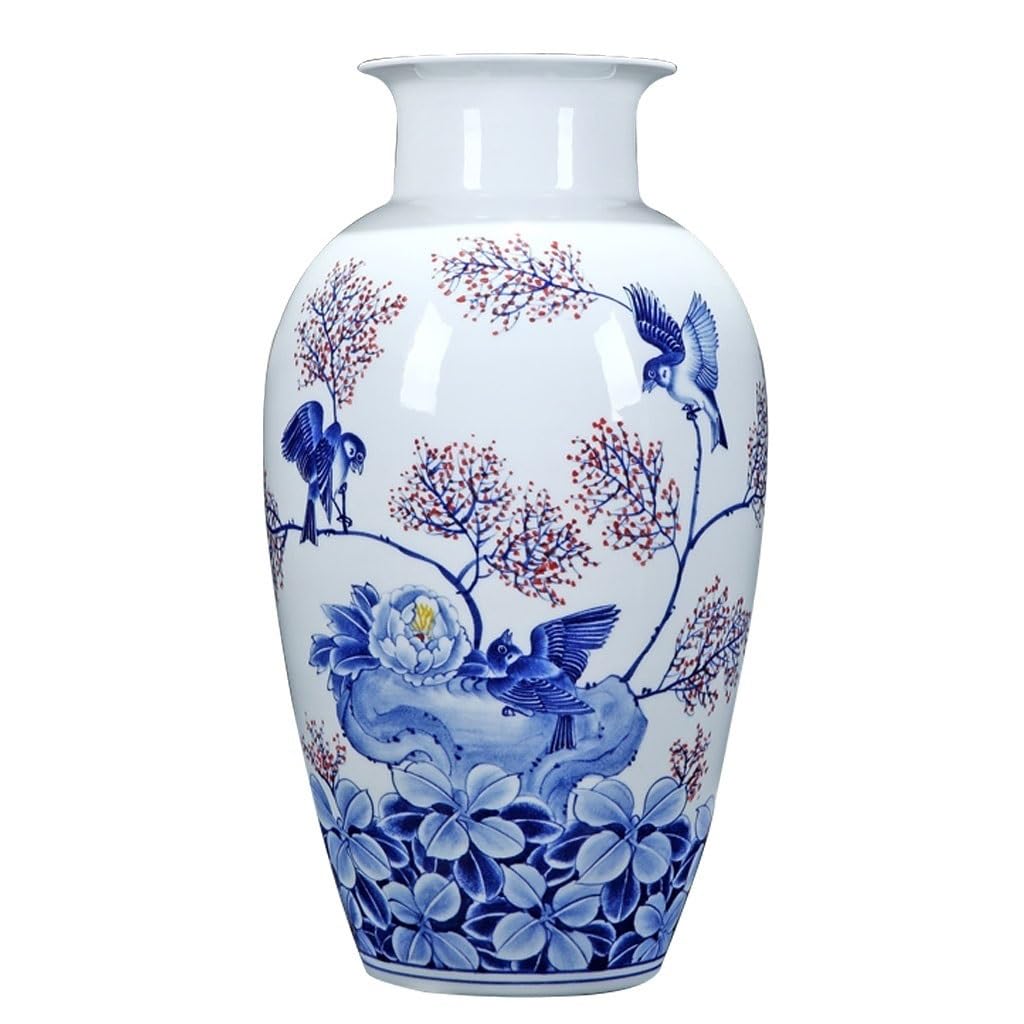Vase en céramique stable pour grand bouquet de salon