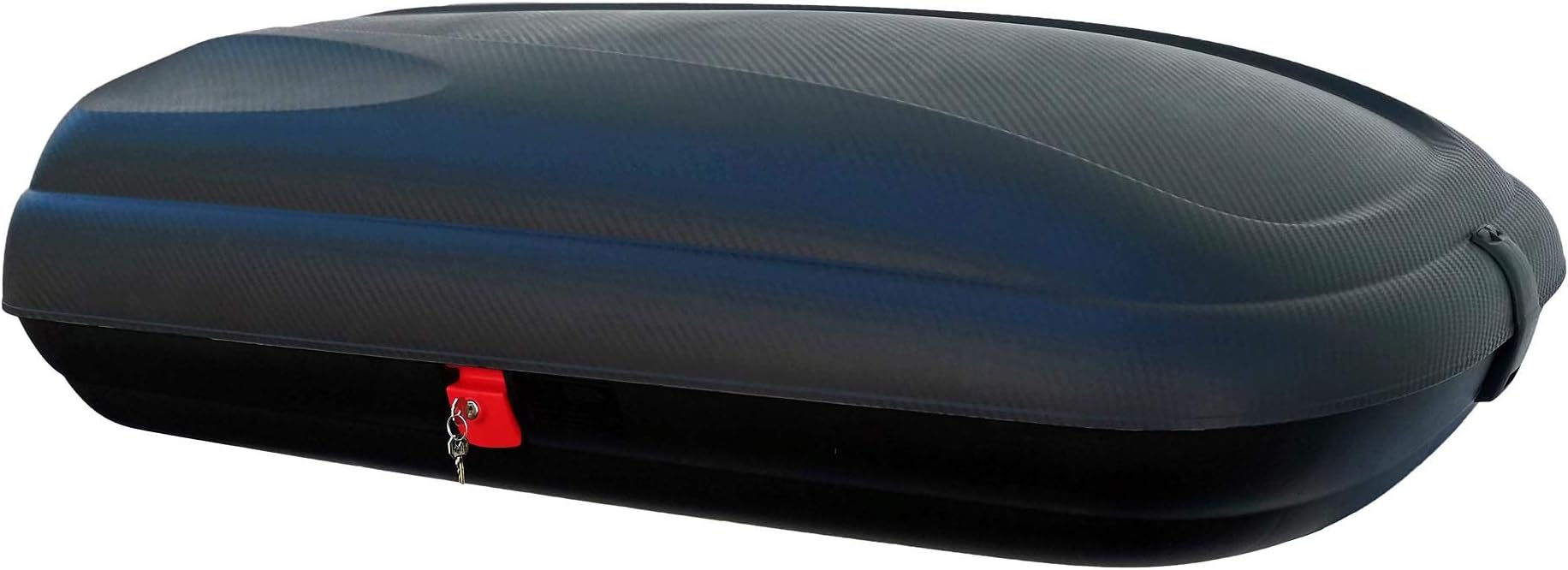 VDP Dachbox Set CA320 Mit Alu-Träger Für VW Tiguan Ab 2007 - 320 Liter Carbon Look