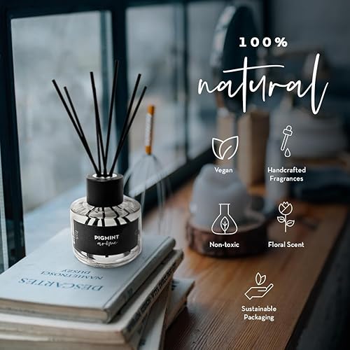 Miniatura 4 de Luxury Home - Difusor de varillas de fragancia para el hogar, aceites esenciales naturales, difusor de varillas para el hogar con varillas