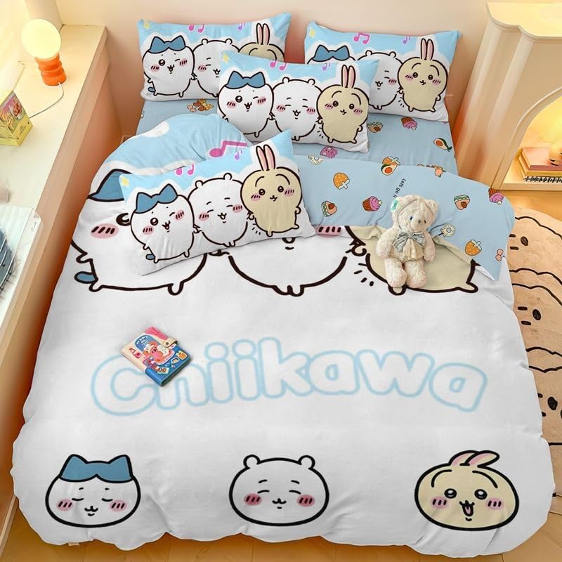 Amazon｜寝具カバーセット 布団カバー シーツ ちいかわ 枕カバー
