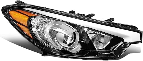 Auto Dynasty KI2503170 - Lámpara para faros delanteros con proyector lateral derecho estilo OE compatible con Forte 5 Koup 14-16