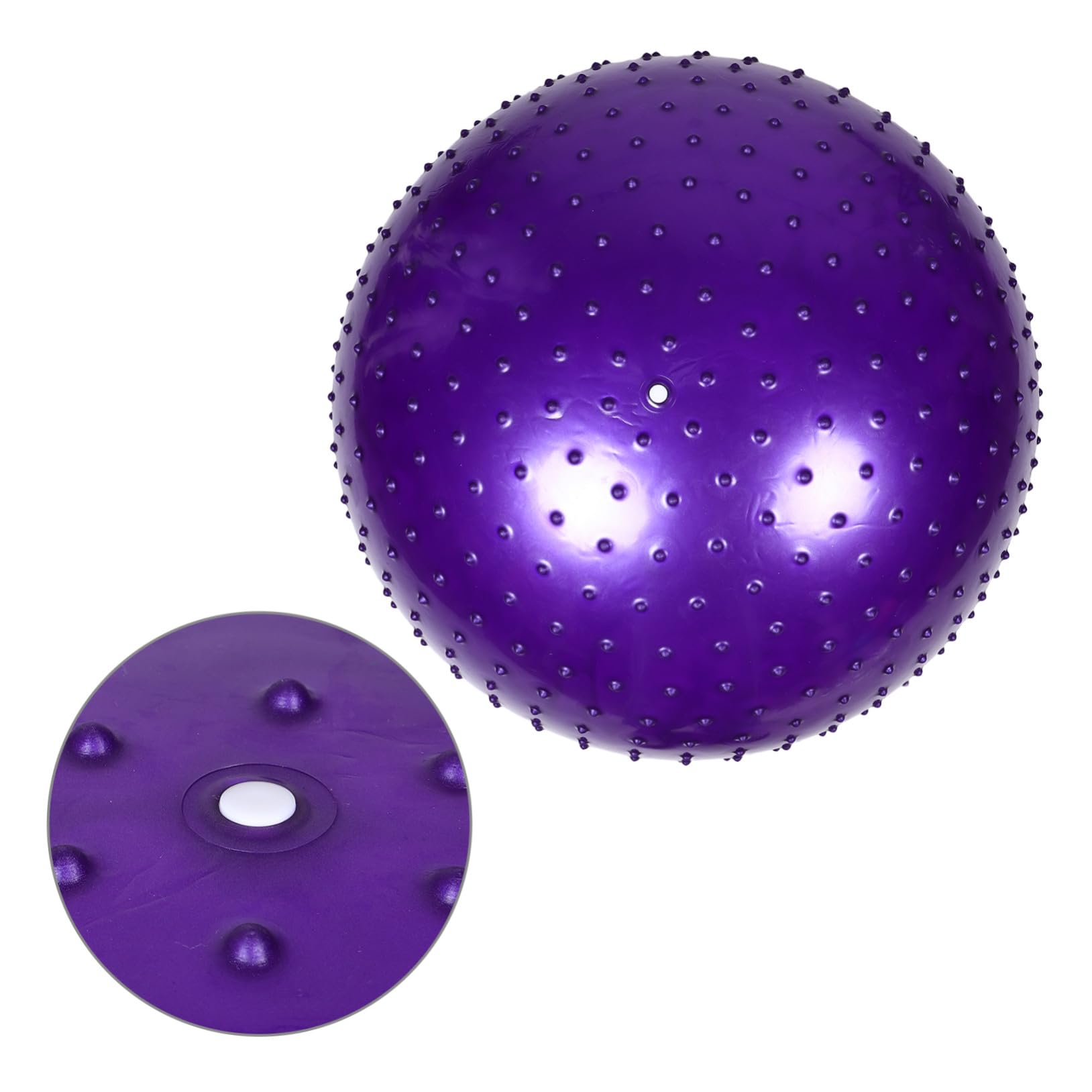 Pelota de Entrenamiento Pinchos para Yoga 65cm 900g Antiexplosión Pelota de Ejercicios de Estabilidad de Gimnasio Masaje Sensorial para Niños y Adultos en Casa y Oficina
