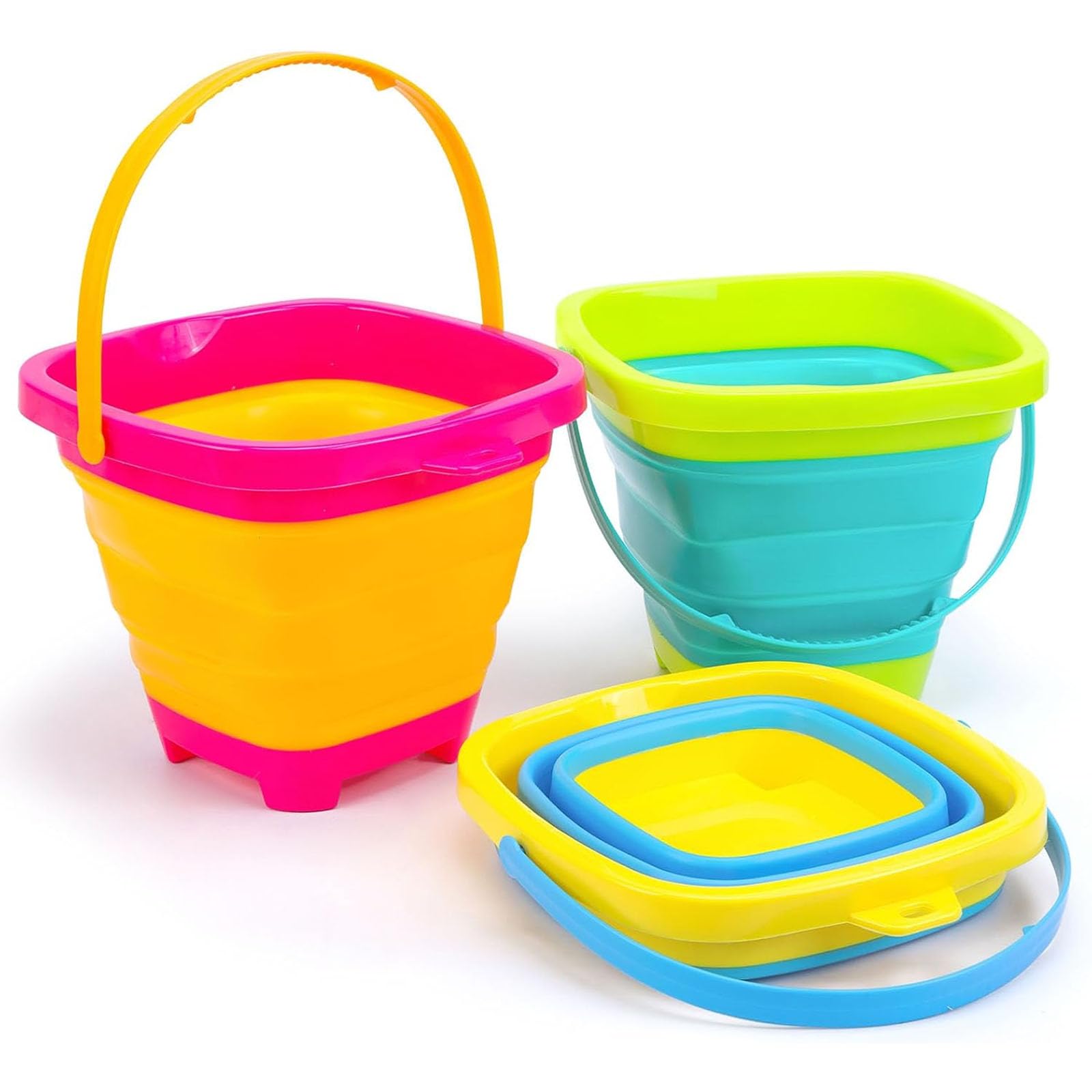 Shindel 3Packs Foldable Pail Bucket