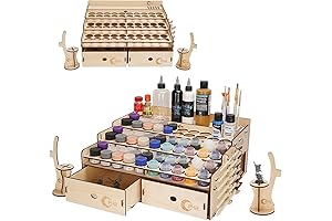 OPHIR Wooden Model Paint Organizer: The Ultimate Solution for Paint Storage