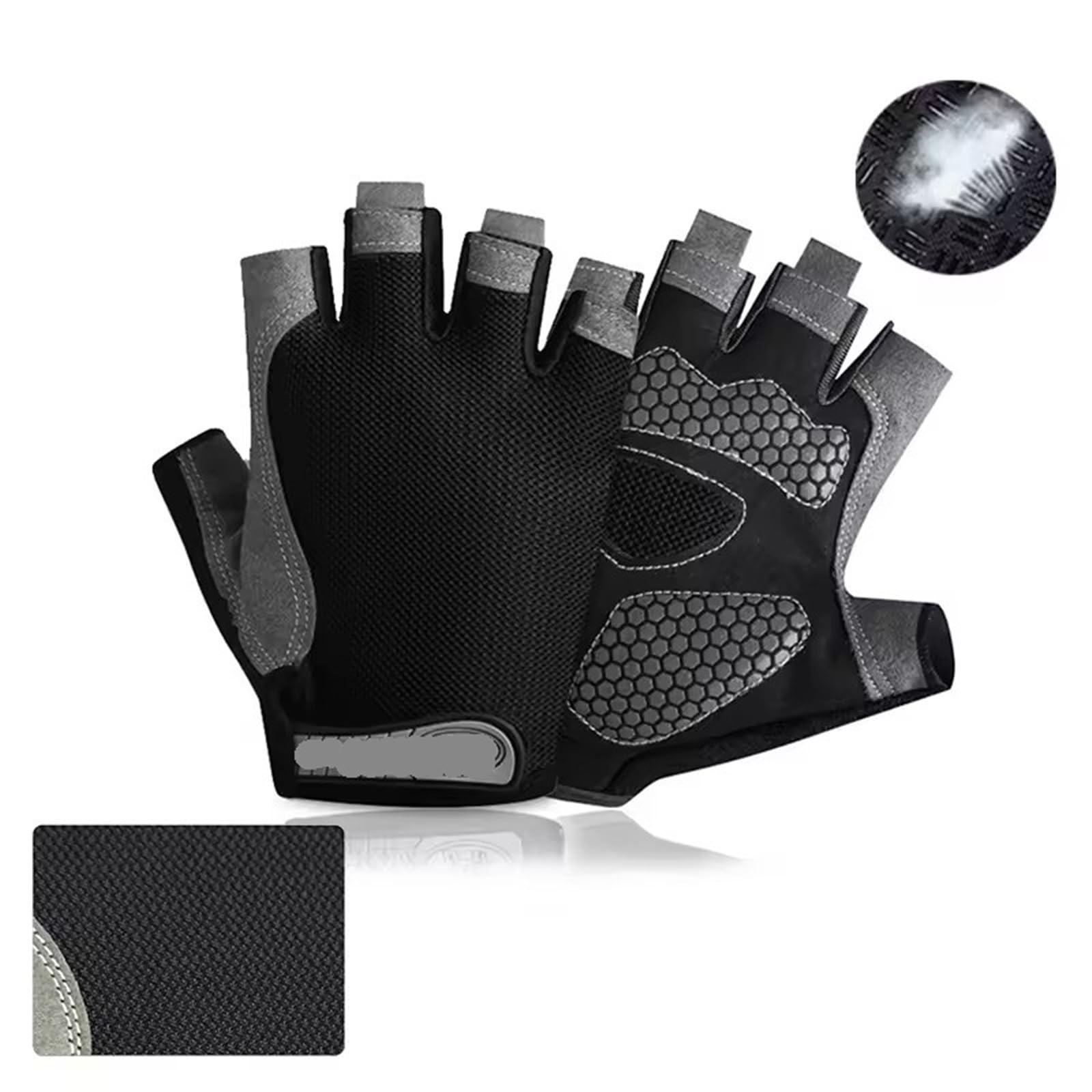 Guanti Da Fitness Guanti traspiranti antiscivolo a mezze dita for il fitness, il ciclismo, i guanti estivi da palestra for uomo e donna Per Il Fitness
