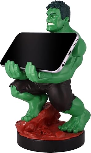 Miniatura 7 de Exquisite Gaming Cable Guys Marvel Avengers Hulk - Soporte para teléfono y soporte para controlador, figura con licencia oficial