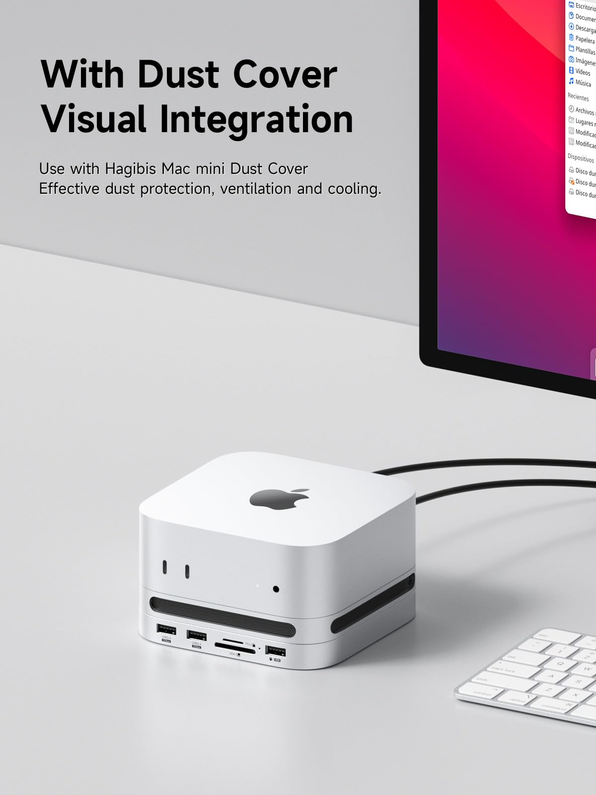 Amazon.co.jp: Hagibis Mac mini M4 ハブ M.2 SSDエンクロージャ&防塵