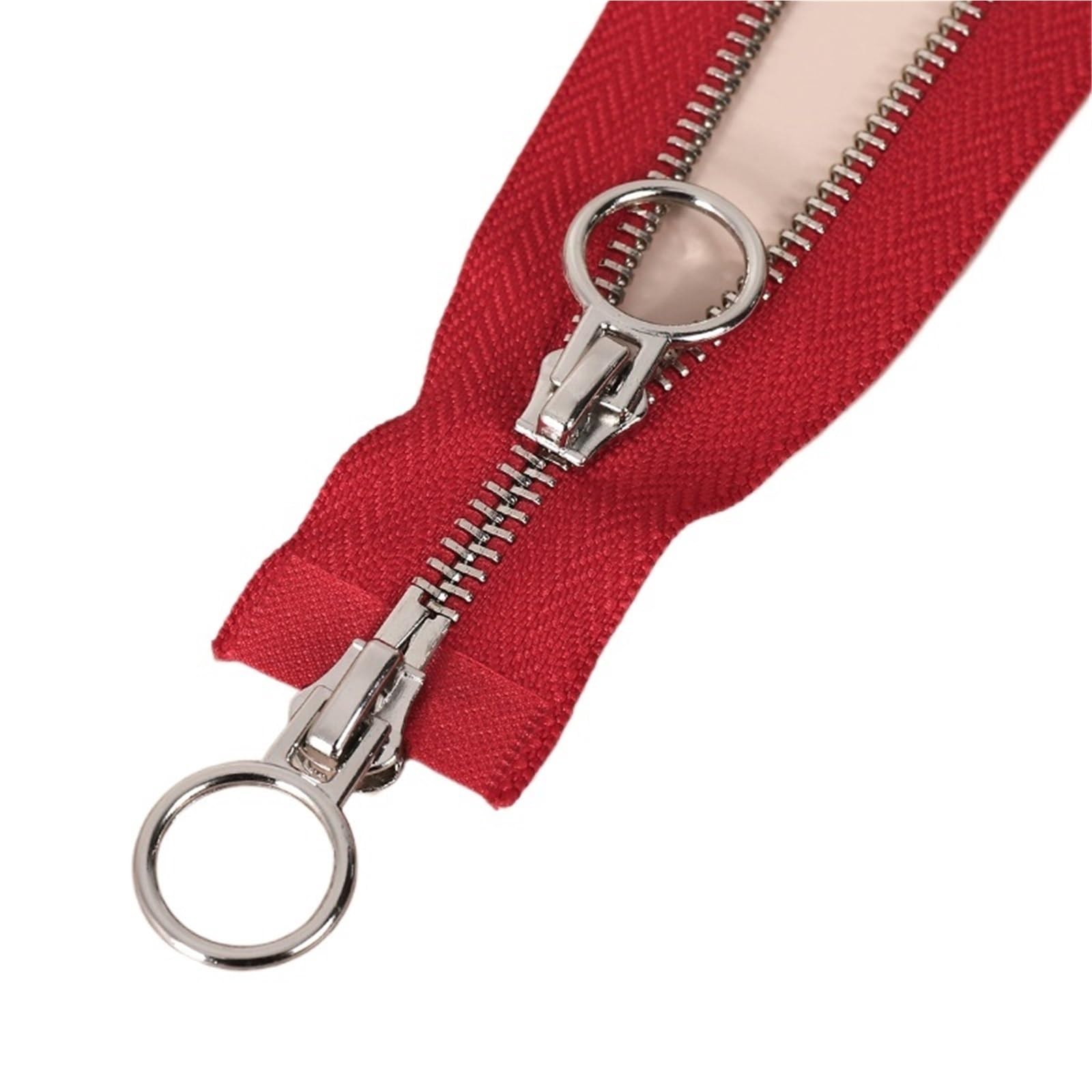 Zippers Sewing, 2-Way Separating Zipper #5 Multicolor 60-150cm(Red-70cm)