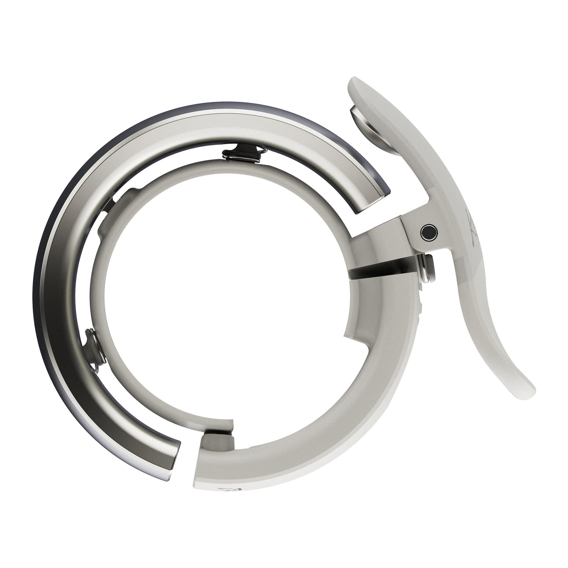 Knog Fahrradklingel OI Prima, Grau, 23,8-31,8 mm, Knop