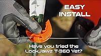 Vista 7 de Lock Jawz T-360 Electric Fence T-Post Aislador - Naranja (Cantidad a granel: 100)
