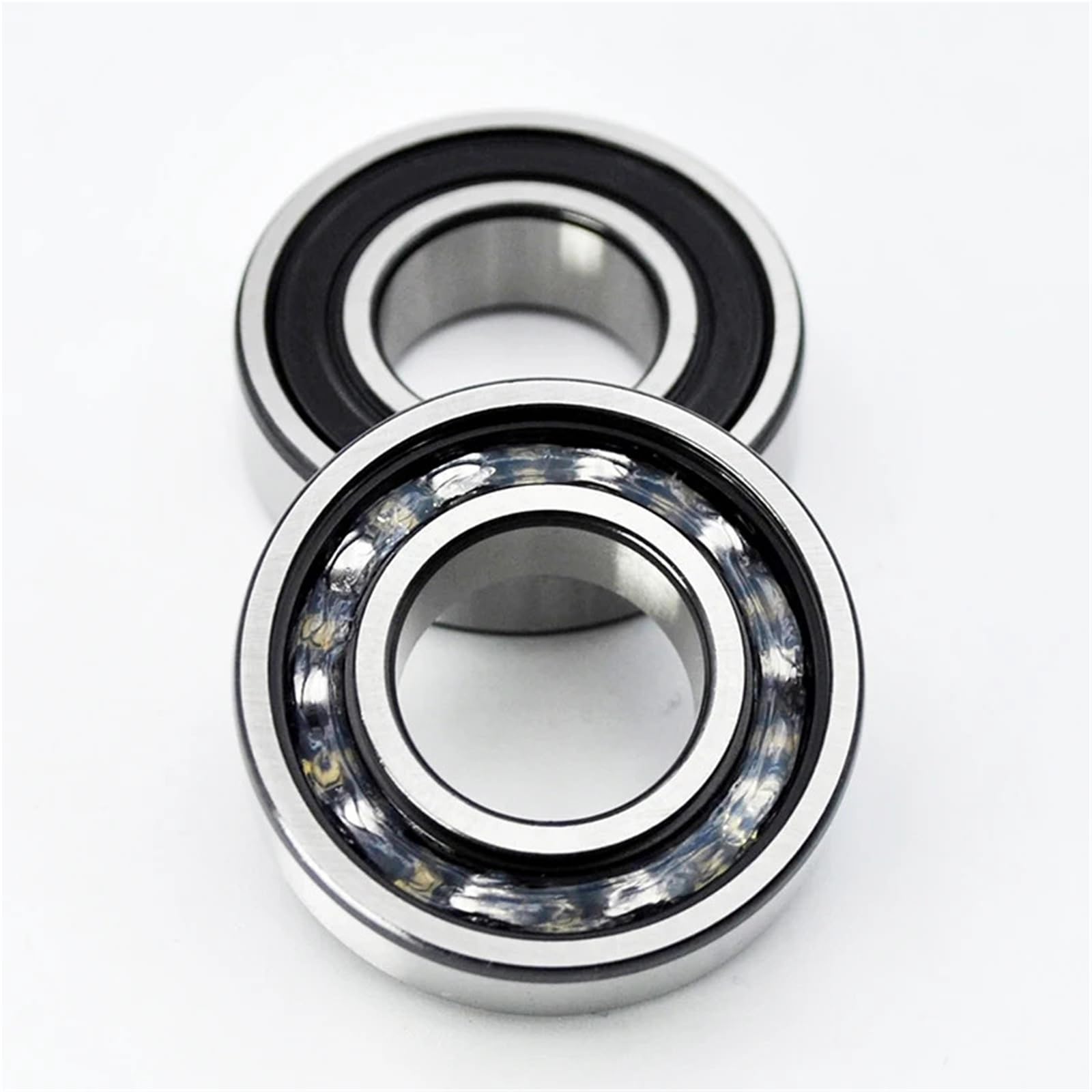 6203 2RS ​​ZZ 17 x 40 x 12 mm 6203RS 6203Z DDU 2Z Diamètre intérieur 17 mm Acier chromé Roulement à billes 2 pièces (6203 ZZ normal)