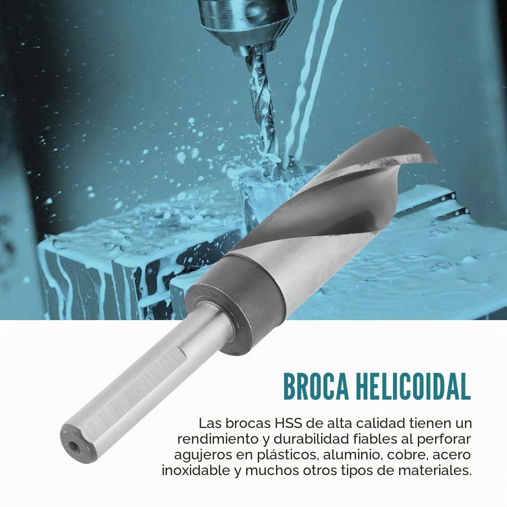 Juego de Brocas HSS de Metal, 8 Piezas, Tratadas Térmicamente, Industriales para Taller