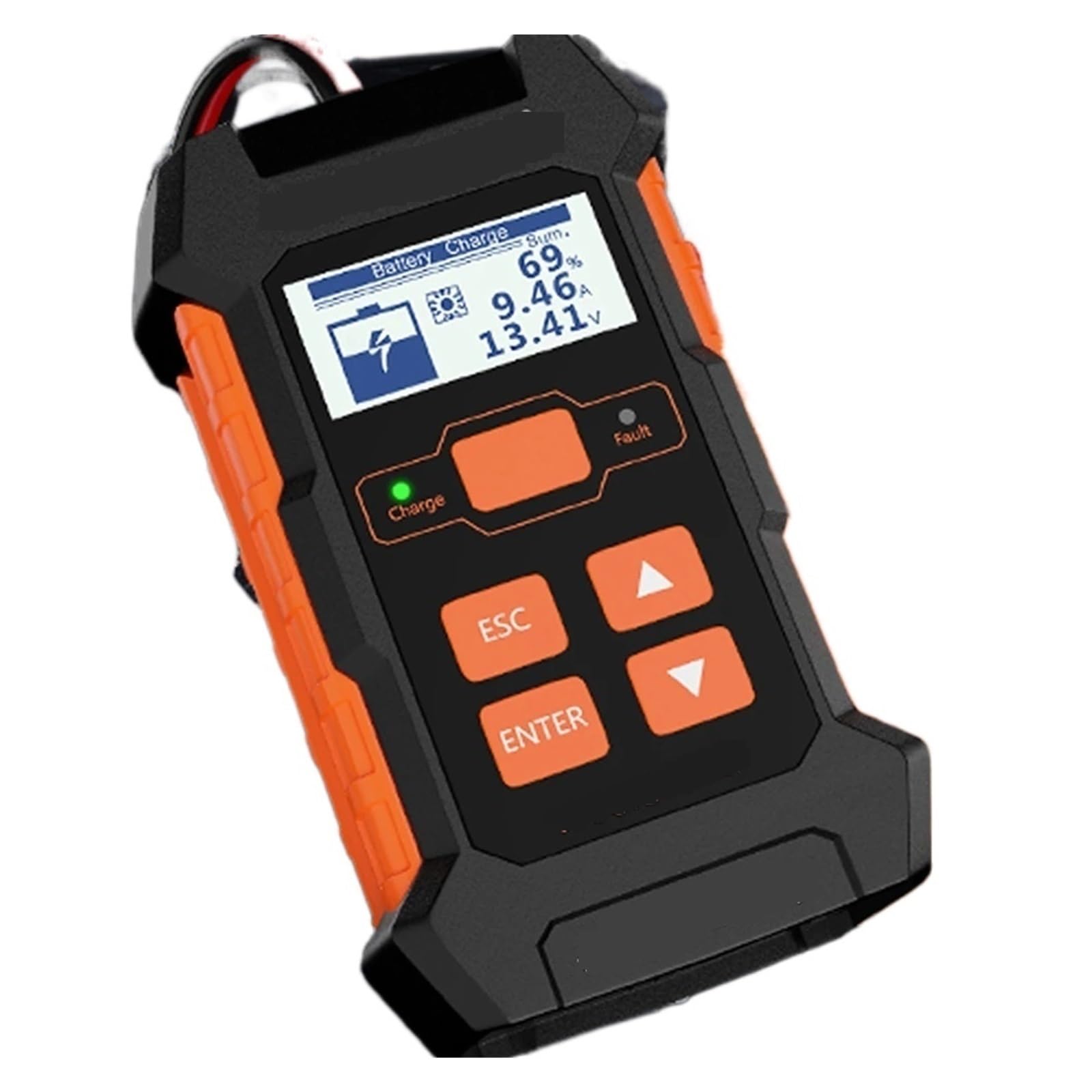 Tester per batterie, KW520 10A 5A Tester professionale per batterie auto | Offre test di tensione, analisi della capacità; ideale per batterie di auto, camion e moto.