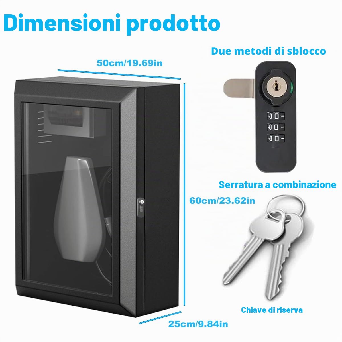 Wallbox Weather Protection - Custodia protettiva universale per caricabatterie, protezione contro le intemperie, IP65 (resistente alla polvere) per scatole da parete e stazioni di ricarica