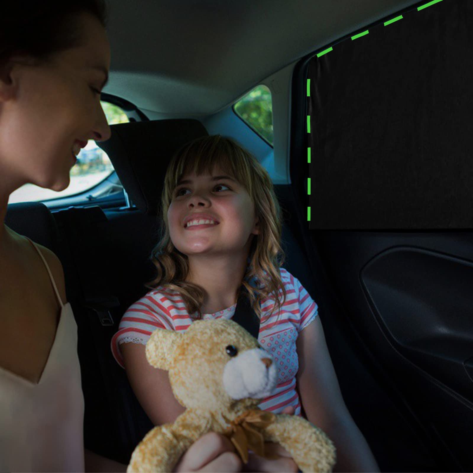 Magnetic Car Window Shade 4/mo - Finance ZATOOTO Car Side Window Shades - Black 2 Pcs Privacy Magnetic Blinds Curtains - Sun Shades Blackout Window Covers For Family Baby Sleeping Camping Accessories