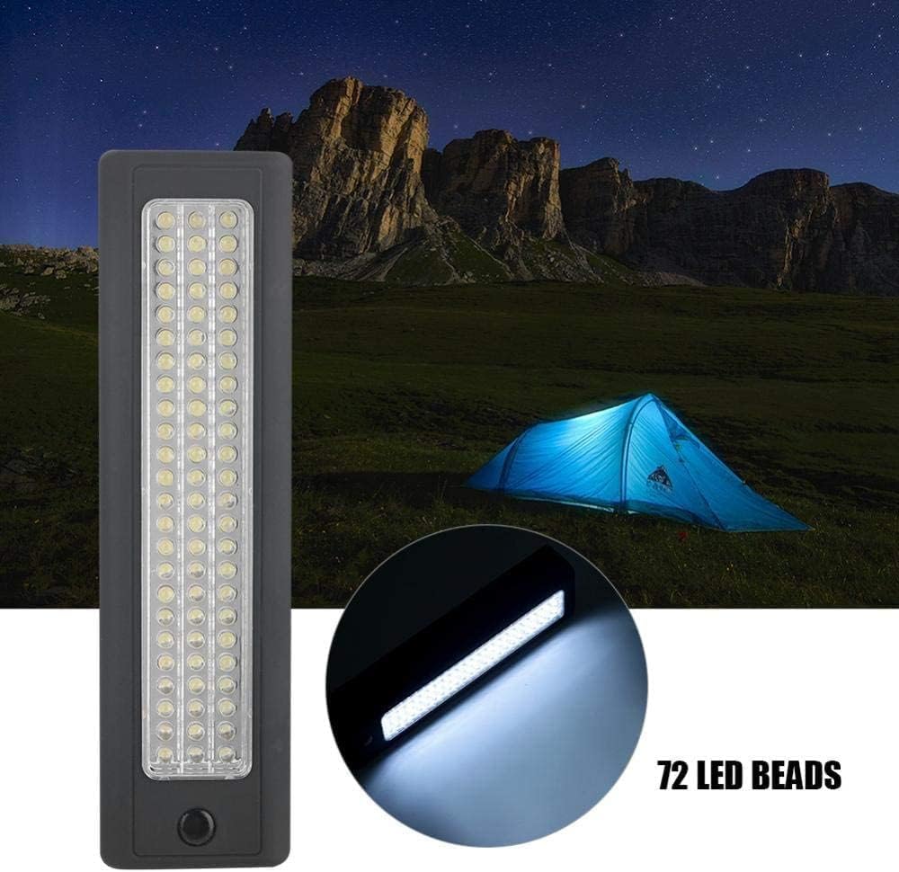 Lampe de travail LED, portable, à piles, lampe de poche d'inspection avec crochet et aimant pour éclairage de secours, réparation, atelier, garage, camping (2 pièce)