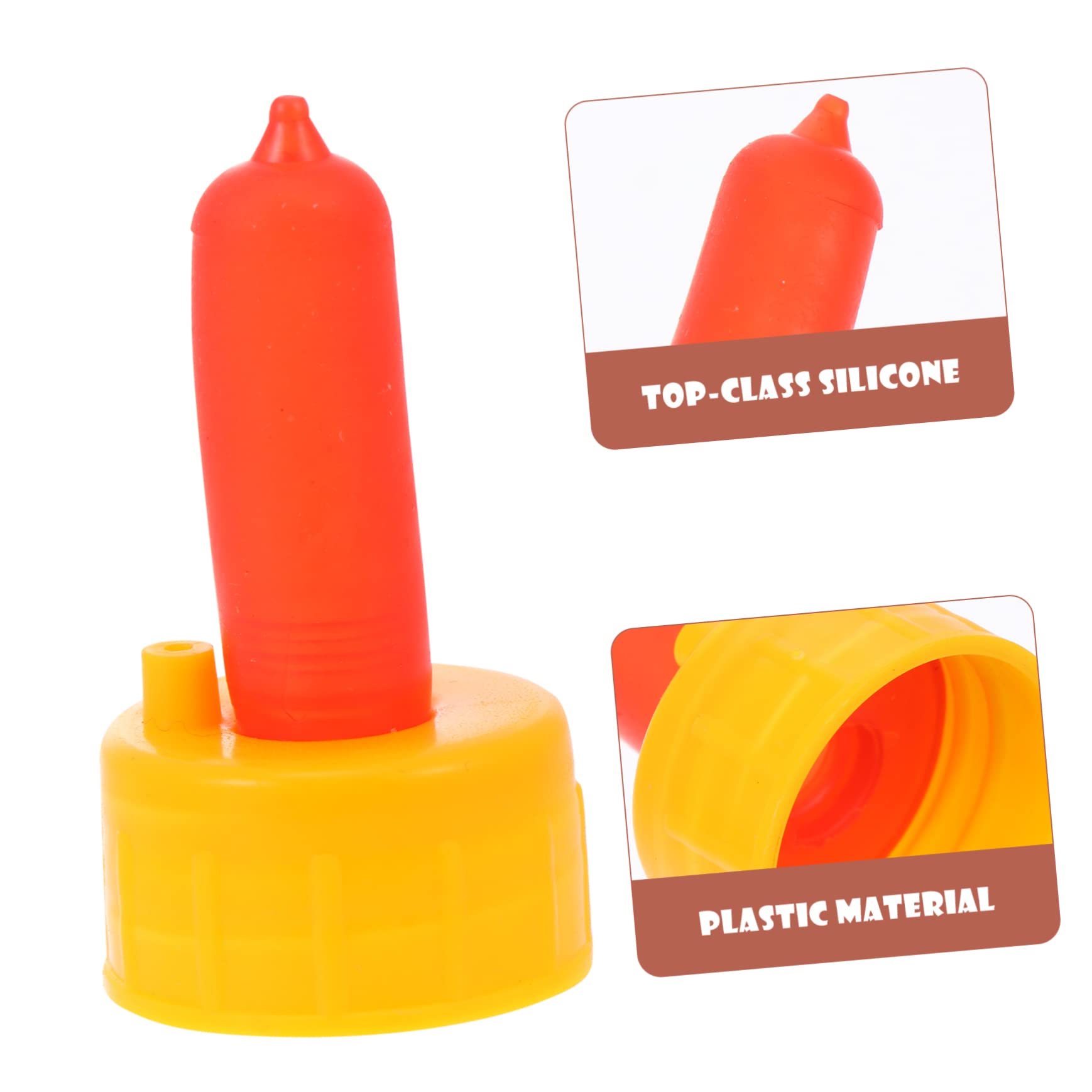 POPETPOP 3 Set Di Tettarelle Per Agnelli in Silicone Per Cuccioli Facili Da Pulire Portatili Per L'agricoltura 10 Pezzi * 3