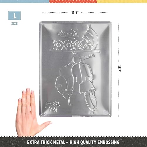 Miniatura 2 de Nostalgic-Art Cartel de hojalata retro, 11.8 x 15.7 pulgadas, Vespa – icónico desde 1946 – Idea de regalo para los fanáticos de los scooters, hecho