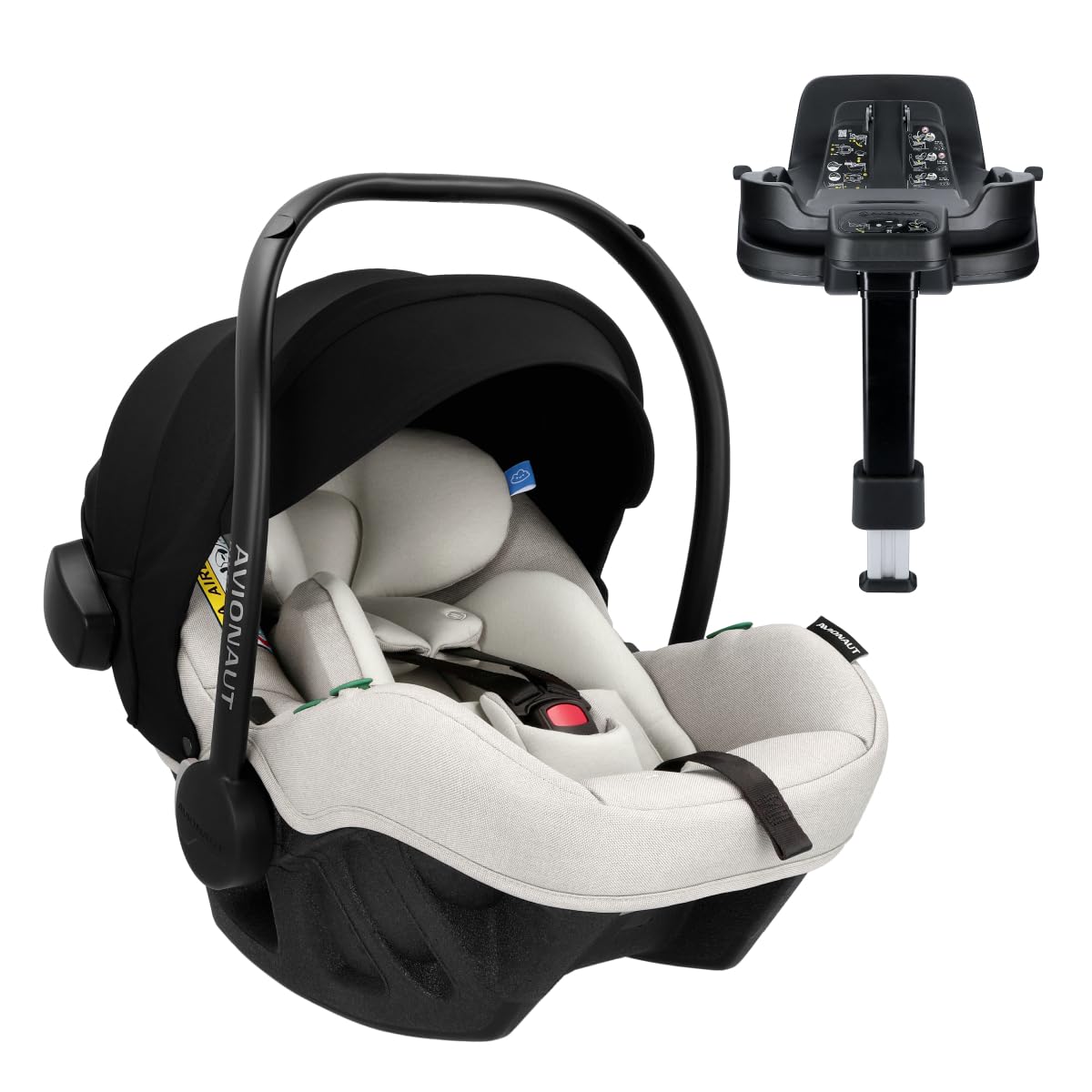 Fotelik Avionaut Pixel PRO 2.0 C obrotowy i-Size 0-13kg + Baza IQ Orbit | test ADAC