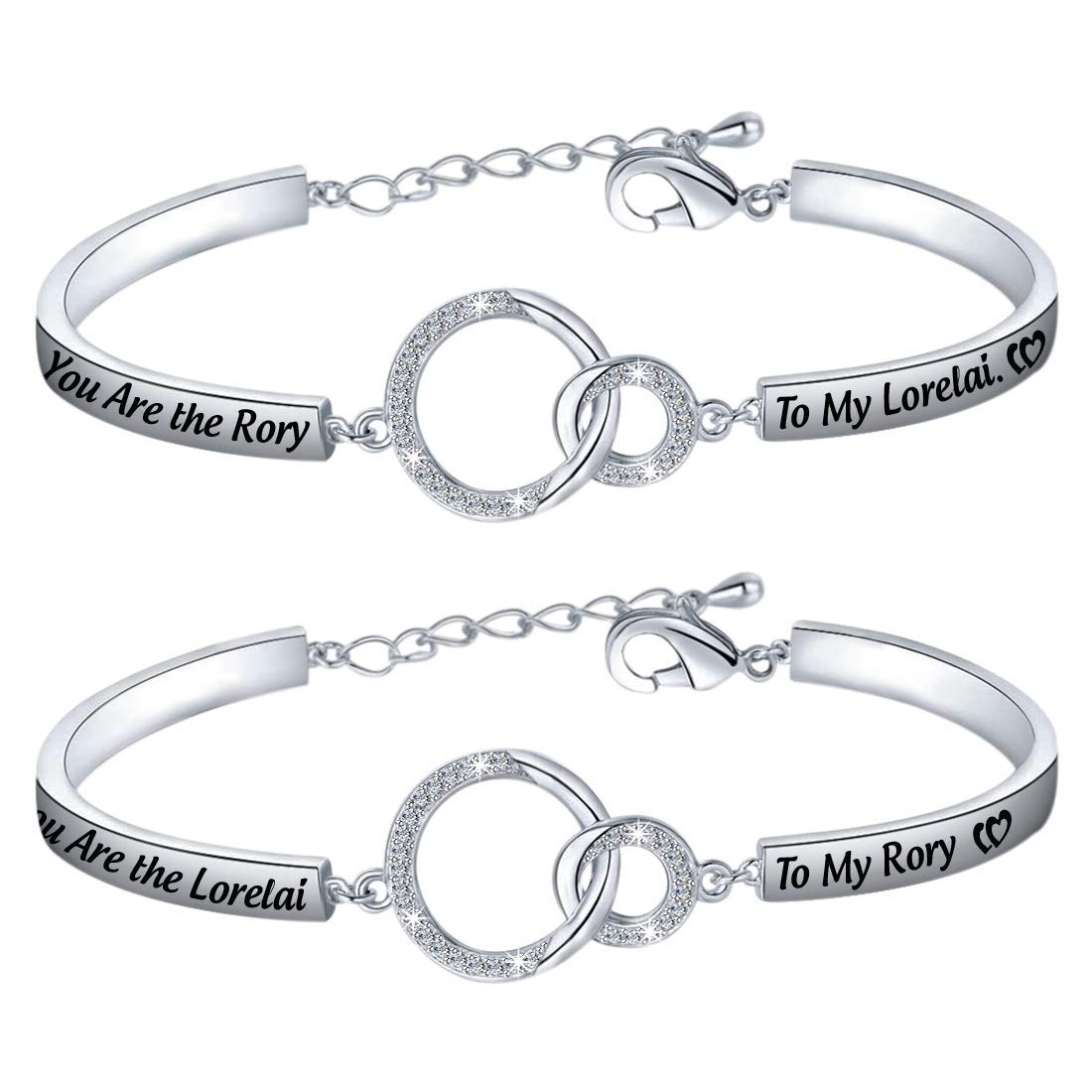 Mother Daughter Gift Best Friend Gift Sister Gift You Are the Lorelai To My Rory Mother Daughter Keychain Set