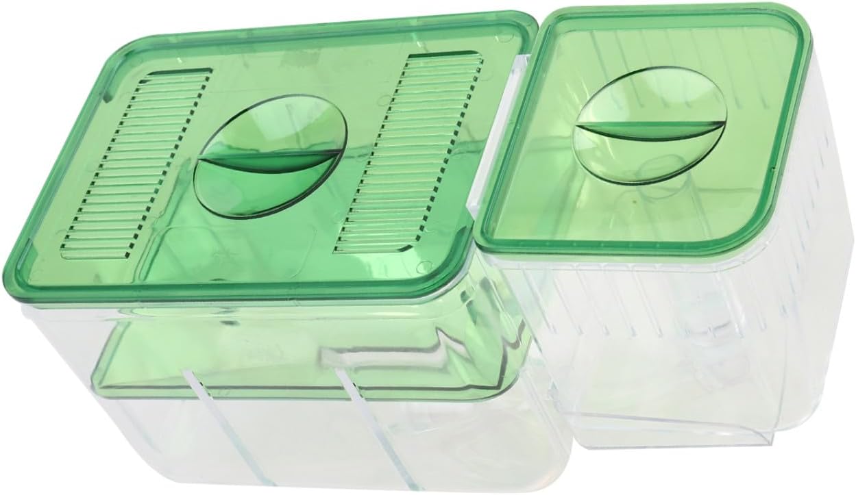 Self-Guided Fish Breeding Tank Isolation Feature Transparent Hatching Box for Fry and Newborn Fish