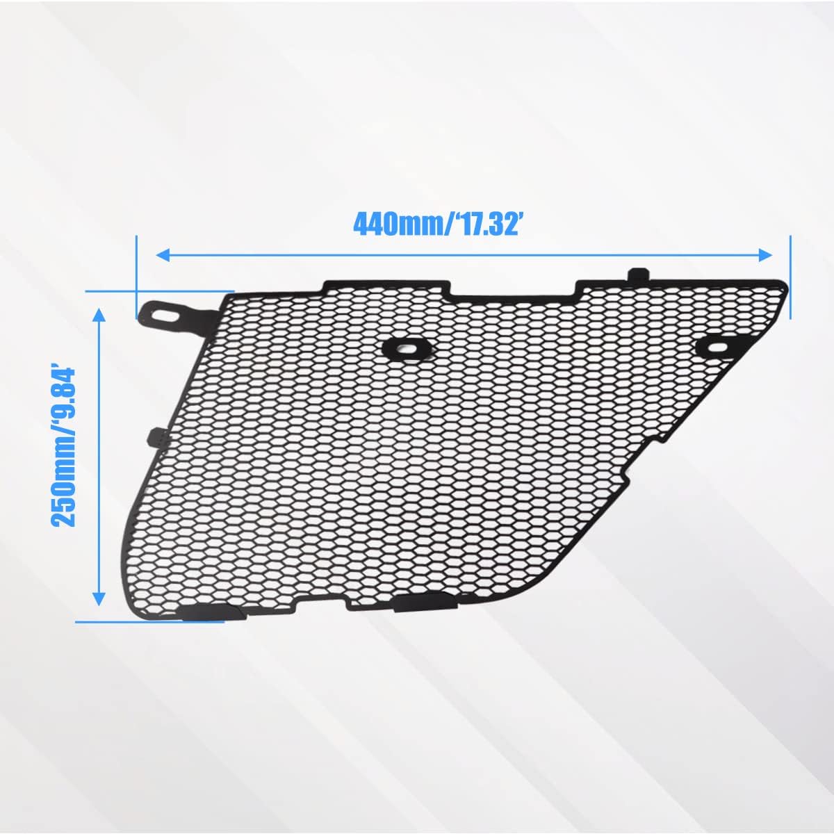 Upgraded Front Radiator Guards Grille for Corvette C8 Stingray Convertible/HTC 2020-2024, OEM Style Grille Vents Insert Mesh Set, Bumper Front Outer Grill Replacement with Instruction Manual