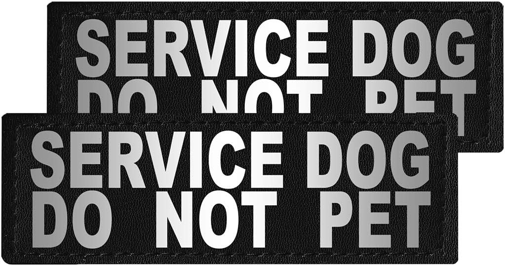 Dogline Service Dog Do Not Pet Vest Patches Removable