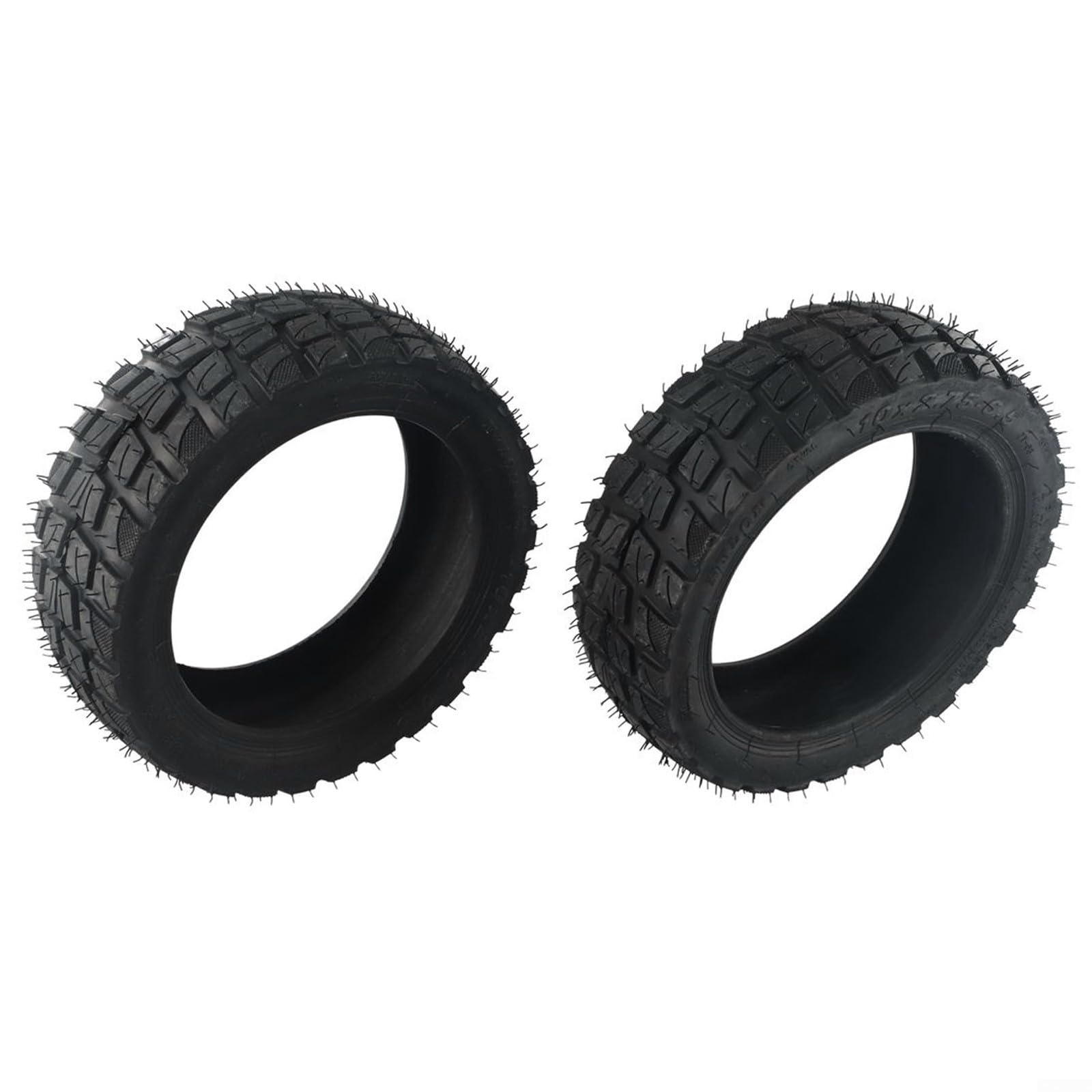Yuanpgky Neumático eléctrico de 10 pulgadas, 10 x 2.75-6.5, neumáticos todoterreno sin cámara, neumático grueso sólido de repuesto para scooter eléctrico (2 piezas)