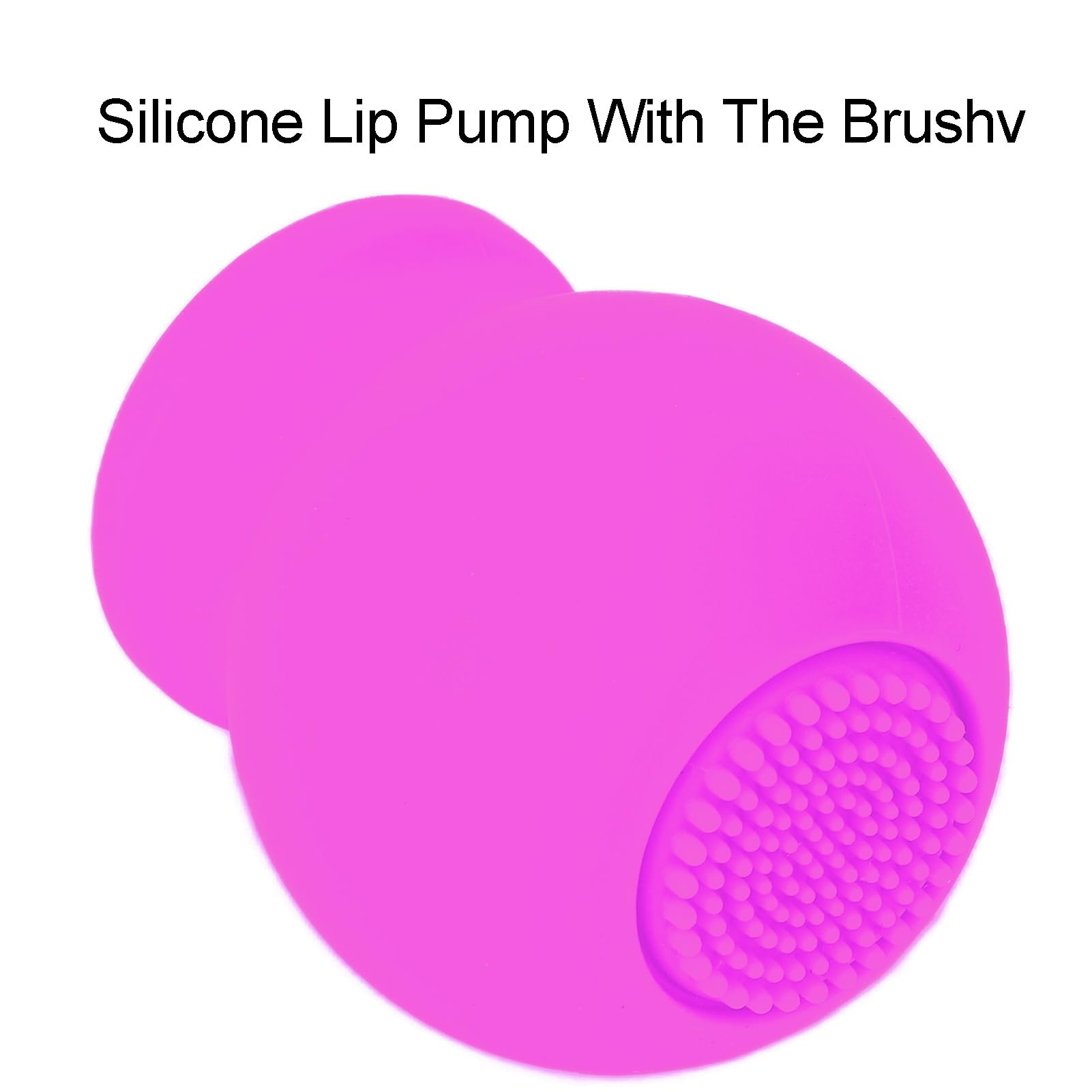 Bomba de Labios de Silicona 2 Colores para Masaje Facial con Cepillo