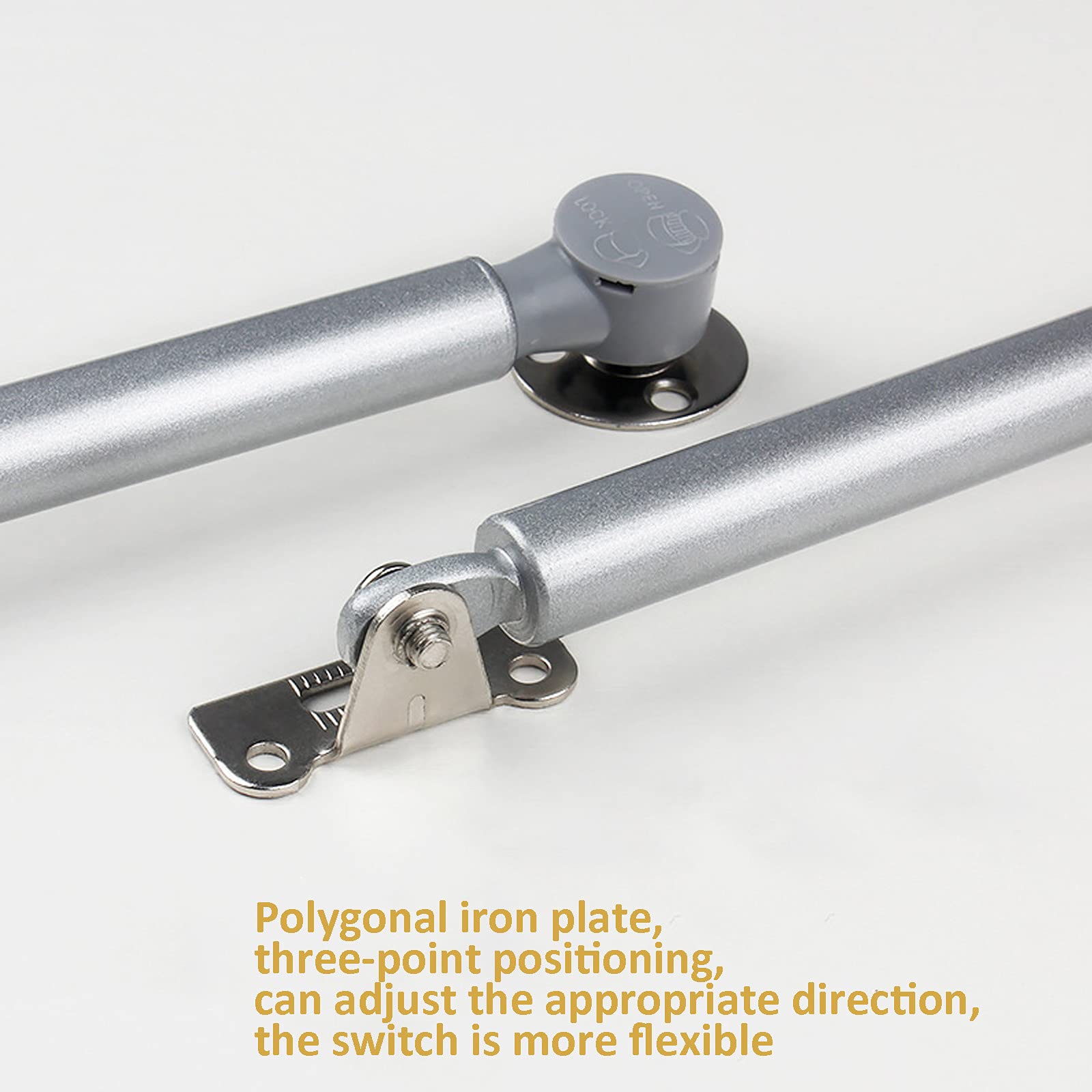 Ammortizzatori pneumatici per porte e porte schermate, 10,2 kg/100 N, cerniere di supporto idraulico ribaltabile, meccanismo di chiusura resistente