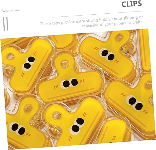 Miniatura 2 de NOLITOY Clip de ojo pequeño lindo carpeta bolsa de alimentos clips bolsa de café clips pequeños clips clips de papel clip plástico chica corazón