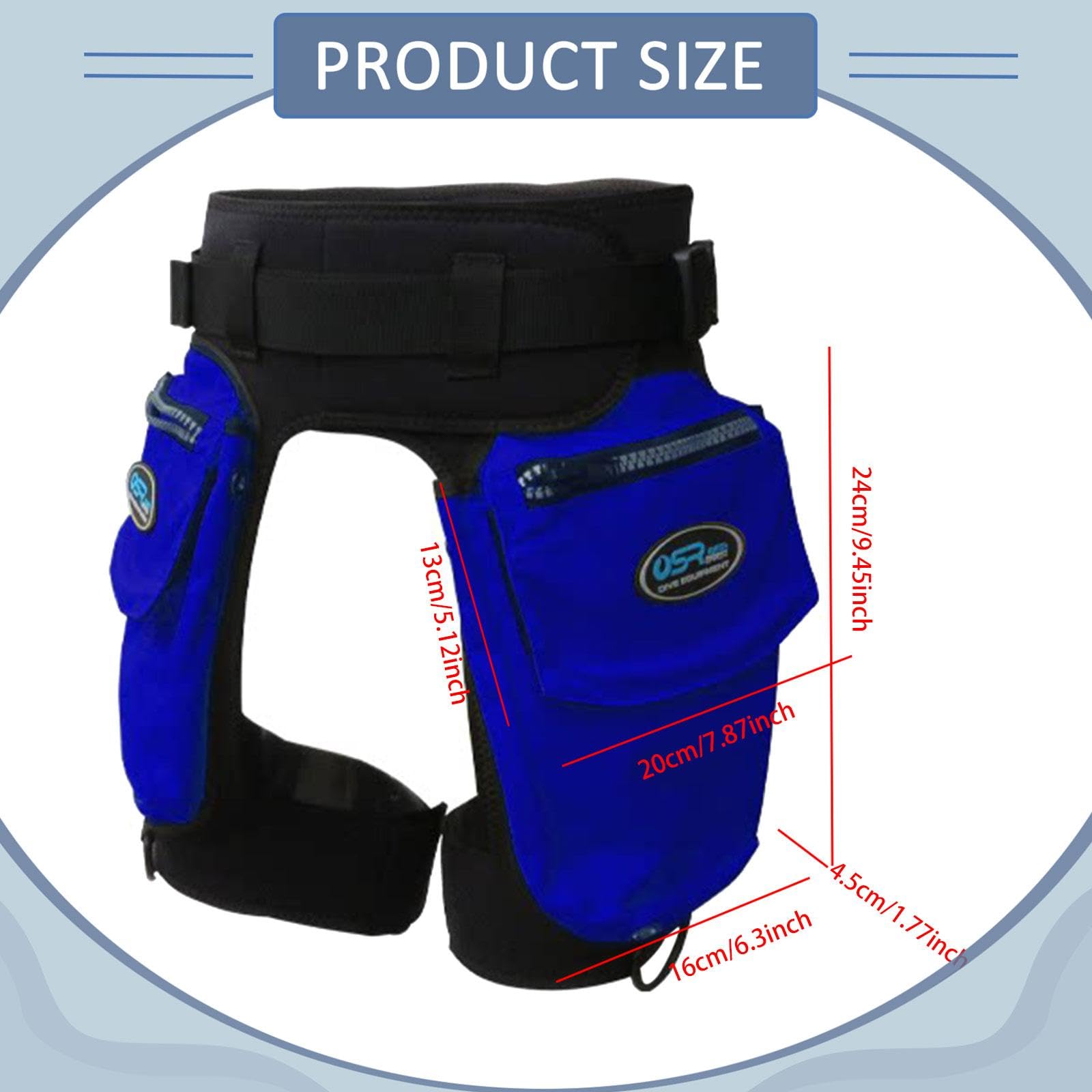 Pantaloncini da Immersione Uomo Tasche Multiuso Nylon 3mm Neoprene Regolazione Vita Cerniere Resistenti Adatti per Immersione
