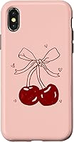 Vista 5 de Funda para iPhone 16 Cherri Ties Cherry Bow