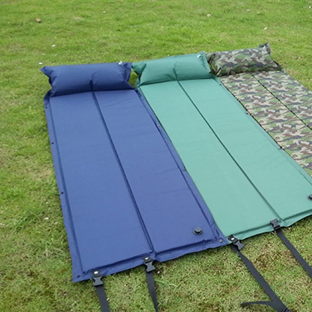 BESPORTBLE Wear-Resistant Inflatable Sleeping Pad Built Pillow Portable Camping Mat for Travel Backpacking Hiking and Outdoor Activities Convenient Design for and Comfort